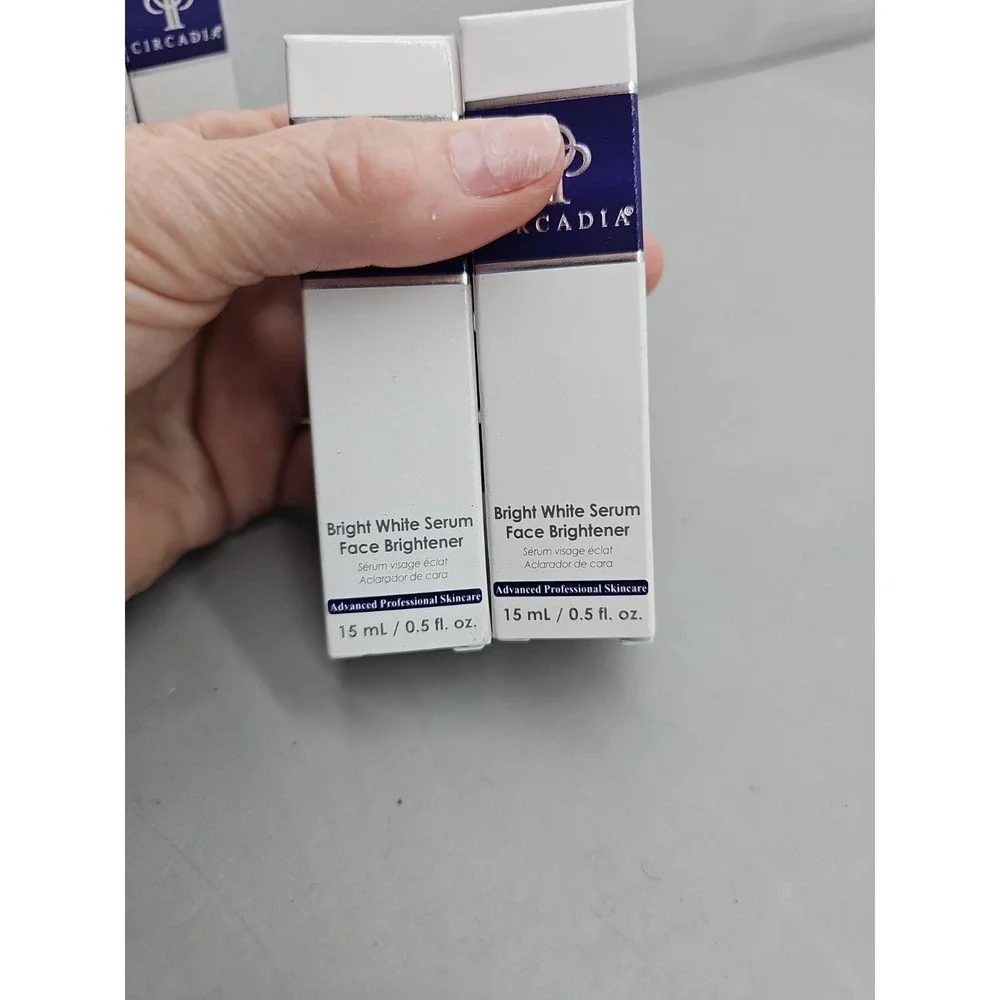 Circadia Bright White Face Serum (2) Eye Lift & Vitamin C .5 Oz 4 Bottles Expire